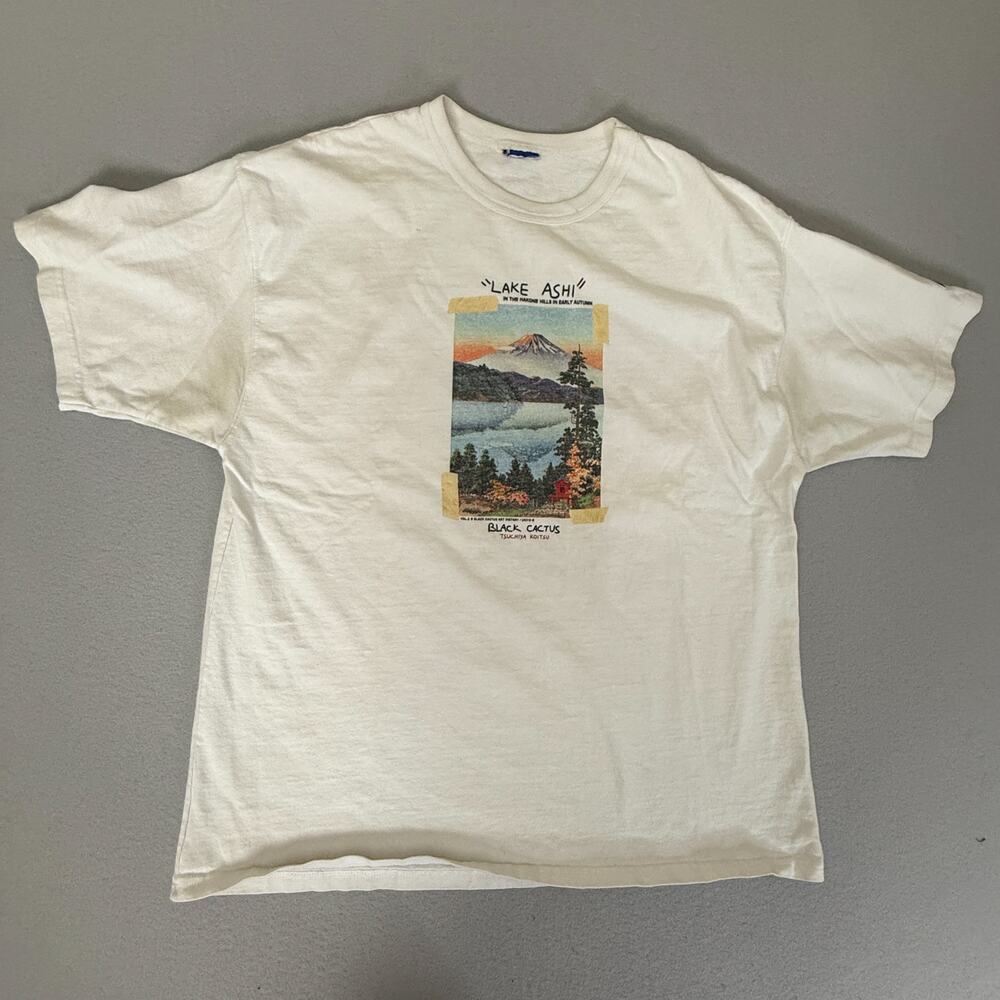 Champion x Black Cactus Lake Ashi Ukiyo-E Graphic Tee Off White Art History
